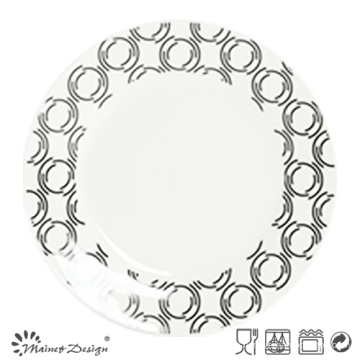 27cm Porzellan Dinner Set mit Decal Design